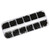 1200Pcs Self Tapping Screw Round Head Cross Silver Black Carbon Steel Fittings M1 M1.2 M1.4 M1.7(1200Pcs Black Screw Set Box B Type )