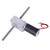 12V Dual Shaft Metal Gearbox Turbo Worm Speed Reduction Gear Motor M8 Thread670
