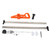 Gypsum Board Cutter 2‑60cm Adjustable Hand Push Dry Wall Cutting Tool for Working Orange