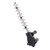Hedge Trimmer Adapter Angle Grinder Attachment Accessory Set Kit for Garden Trimming