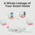 Tuya Zigbee Intelligent Home Switch SpringBack Light Switch Voice Control APP Wireless Remote Control Switch Compatible with Alexa and  Assistant
