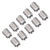10Pcs Insert Nut Reducing Repairing M6x1.0 Female and M10x1.5 Male Thread Extension Tool