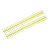 10 Pcs Loose Leaf Binding Spine 30 Hole Cuttable Wear Resistant PP Plastic 10mm Binding Comb for Student Office Yellow
