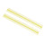 10 Pcs Loose Leaf Binding Spine 30 Hole Cuttable Wear Resistant PP Plastic 10mm Binding Comb for Student Office Yellow