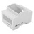 Electronic Instrument DIN Rail Power Box ABS DIN Rail Electrical Housing for Pi 5B Heat Sink