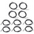 10Pcs Thermistor Sensor NTC Temp Temperature Probe 5x25mm Cylindrical Head for Measuring15K B3950