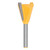 Dovetail Router Bit 6mm 1/4in Shank Dovetail Shape Wood Grooving Cutter Sharply Efficient Woodworking Router Bit 1