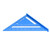 Woodworking Triangle Aluminum Alloy Electrophoretic Paint Clear Scale Triangle Carpenter Square Blue