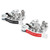 6-24V Brass Battery Terminal Clamp Positive Negative Connectors Accessory for Boat Trailers