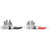 6-24V Brass Battery Terminal Clamp Positive Negative Connectors Accessory for Boat Trailers