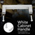 12mm 304 Stainless Steel Silver Cabinet Handle Simple Style Furniture Door Accessory(128mm)