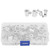 100pcs / box Aluminum Rivet Nut Threaded Rivet Insert Nut 6‑32/8‑32/10‑24/10‑32 1/4‑20