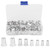 100pcs / box Aluminum Rivet Nut Threaded Rivet Insert Nut 6‑32/8‑32/10‑24/10‑32 1/4‑20