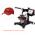Hat Cap Press Mat Pad Heating Transfer Attachment Silica Gel 5.5x3 Inch 110V for Heat Press Machine Hat Heating Machine