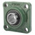 UCF205/205-16 30mm/25.4mm Pillow Block Square Bearing with Solid Base 4 Mounted Holes(25.4mm)