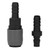 5 Sets Quick Connector Lock Kit C Type Self Locking Air Coupler Plastic Steel Pneumatic Fitting(SH+PH40 )