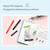 5 Pack Replacement for Label Maker Refills 9mm*300cm/Roll Manual Embossing Label Tape Refills Compatible with DYMO 12813/12814/1610/1540/1535/1575/17266