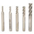 5pcs Professional High Speed Steel Router Bit CNC Engraving Milling Cutter Accessory Set
