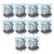 10Pcs Coil Power Relay Small Intermediate Electromagnetic 8 Pin 2 Open 2 Close