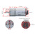 DIY Encoder Gear Motor with Mounting Bracket 65mm Wheel Kit for Smart Car Robot DC12V(130RPM)