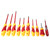 10PCS Multifunction Electrician Insulated Screwdriver Slot Cross Screwdriver Repair Tools