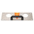 Level Ruler Clear Scale Stainless Steel Scribing Meter Tool with Bubble Level for Positioning