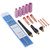 17Pcs TIG Welding Set ABS Argon Arc Welding Torch Glass Infusion Parts Set for WP17 18 26 Torch