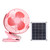 Solar Panel Fan Portable Clip On USB Fan Small Desktop Cooling Fan for Indoor Outdoor Activities Pink