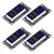 4 Sets Digital Tube Display Module LED 4 Digit 7 Segment 0.36in TM1637 Drive Chip Blue MRA110D