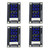 4 Sets Digital Tube Display Module LED 4 Digit 7 Segment 0.36in TM1637 Drive Chip Blue MRA110D