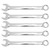5Pcs Ratchet Wrench Open Box Spanner Dual Purpose Chrome Vanadium Steel Hand Tools 21mm