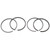 4Pcs Q80 Air Pump Piston Ring Replacement Accessories for Air Compressor Motor 4/5.5KW