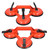 Vacuum Suction Cup Aluminum Alloy 3-Claw Grip Sucker High Bearing Capacity Ceramic Tile Puller Granite Glass Lifter
