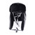 Safety Hat Plush Helmet Windproof ABS PU Fabric Protective Hard Hat Plush Cover with Glasses Face Cover for Winter