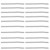 20Pcs Spiral Binding Coils 30 Sheet ABS Plastic Spiral Binding Spines for Stationery Work Black
