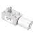 Gear Motor 4‑25kg·cm 12mm Shaft Self Locking Reversible DC 24V Worm Gear Motor with Mounting Base 30RPM