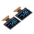 2Pcs Liquid Crystal Display Screen Module Organic Light Emitting Diode 128x64 Resolution CH1106 30PIN 1.3in MRA103‑1(blue)