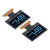 2Pcs Liquid Crystal Display Screen Module Organic Light Emitting Diode 128x64 Resolution CH1106 30PIN 1.3in MRA103‑1(blue)