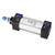 Air Pneumatic Cylinder Double Acting SC40 Standard Aluminum Alloy ComponetsSC40x75