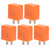5pcs/set 12V 2 Pin Motorcycle Blinker Adjustable LED Flasher Relay Turn Signal Indicator