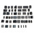 52Pcs Hollow Cuttter Multi Shape Oval Round Square Hole Punch Leather Drilling Tool