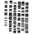 52Pcs Hollow Cuttter Multi Shape Oval Round Square Hole Punch Leather Drilling Tool