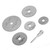 High Speed Steel Cutting Blade Woodworking Plastic Electric Drill PVC Acrylic Saw ToolSilver