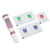 Water Quality Test Pen 7 in 1 Multi Function Mobile Phone Connection Salinity EC Temperature Tester with PH Test Powder