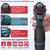 18V 2in1 Lithium Drill Electric Screwdriver Multi-function Power Tool 45Nm Torque Brushless Motor Practical Screw Driver for Home Appliances Furniture Installation Automotive Electronics Repairing