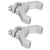 2pcs Clamping Support Single Sided Double Post Aluminum Tube Clamp Hub for DIY Robot3400-0032-0006