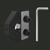 Filament Welder Connector High Strength Precise 3D Printer Filament Sensor Connector with Wrench for 1.75mm PLA ABS Black