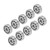 10PCS Ball Bearing Fine Workmanship Advanced Technology Low Noise Emission 1029 Steel Ball Bearings