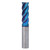 NanO Coated HRC65° Milling Cutter Tungsten Steel 4 Flutes Flat Head CNC End Mill 16x45x16Dx100L