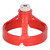 3 in 1 Vertical Hole Punch Locator with 6 Drill Bushings Woodworking Drill Bit Guide Jig Fixture Red